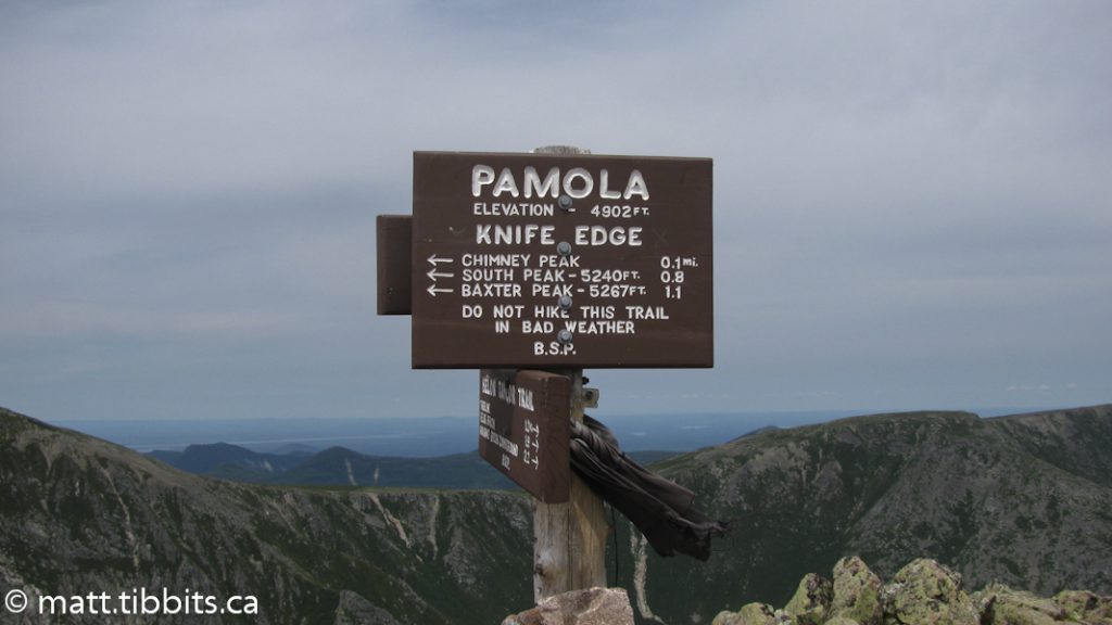 Made it to Pamola Peak. Time for a break.