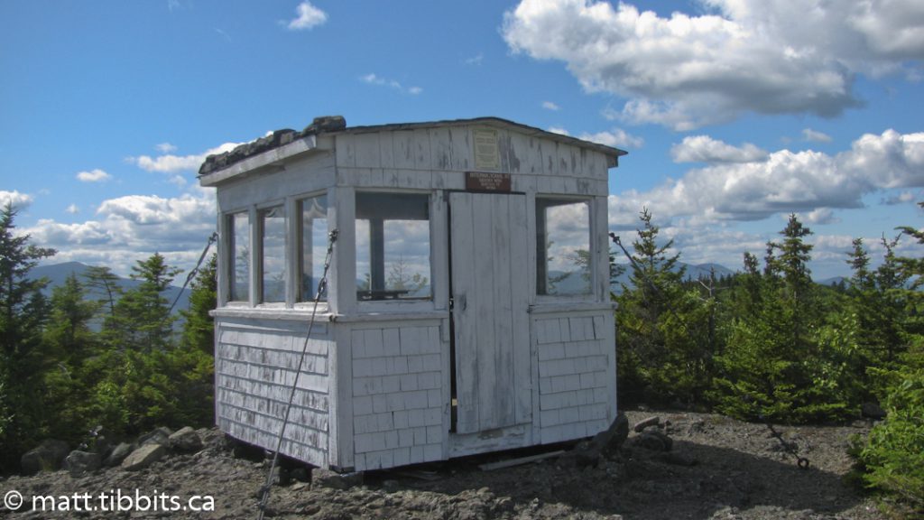 Fire cabin on the summit of Deasey Mtn.